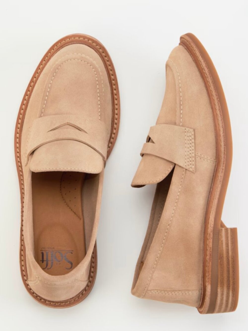 NWT Sofft Mara Lenox Tan Loafers